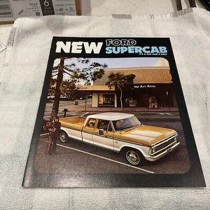 Original 1974 FORD NEW SUPERCAB DEALER SALES BROCHURE - Picture 1 of 4
