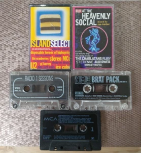 5 x 90's UK Music Magazine Cassette Compilations SELECT NME VOX - RARE! - Picture 1 of 6
