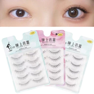 Natural Fairy Little Devil Cos Manga Cross Long False Eyelashes Lash Extensions⊥ - Image 1 of 4