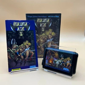GOLDEN AXE Ⅱ 2 MD Mega Drive Sega GENESIS From Japan - Picture 1 of 8