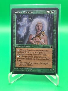 1995 MTG "Willow Priestess" (Homelands) never played "MINT" vintage - Picture 1 of 3