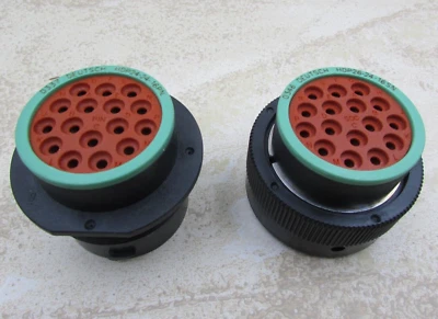 Deutsch / TE Housing  HDP26-24-16SN & HDP24-24-16PN, Electrical Connector - Image 1 of 2