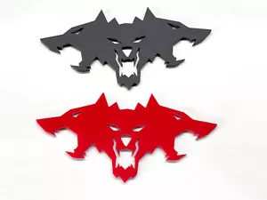 3D Acrylic Logo For Tesla Cybertruck Cyberbeast Wolf Pack Badges Emblems Decal - Bild 1 von 7
