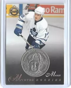 RARE 1997-98 PINNACLE MINT ALYN MCCAULEY SILVER /NICKEL COIN & CARD #28 ~ QTY - Picture 1 of 2