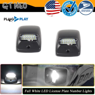 Lámpara de luz de matrícula LED para camioneta Toyota Tacoma 2005-2015 Tundra 2000-2013 Foto 1 de 4