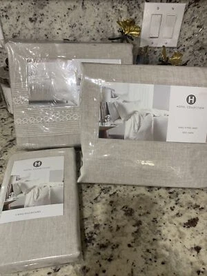 Hotel Collection Madison King Duvet Cover+2King Pillowcases+ King Fitted Sheet! - Image 1 of 4