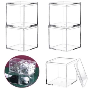 Mini Square Packing Box Food Candy Storage Container Wedding Favor Party Decor - Picture 1 of 19