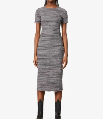REFORMATION Perry Dress Charcoal Size M Orig. $118 NEW - Image 1 of 4