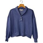 Xirena Kass Pullover Sweatshirt in Navy Blue Size XS