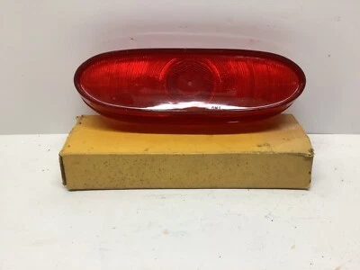 NORS Pontiac 1959 Catalina Red Tail Light Lens Red Glo-Brite 552 NOS - Image 1 of 4