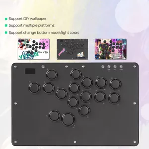 Leverless Controller Keyboard for PC/PS3/PS4/PS5/XBOX Switch Steam Fighting Game - Picture 1 of 22