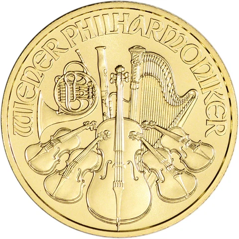 2023 Austria Gold Philharmonic 1/4 oz 25 Euro - BU Cover