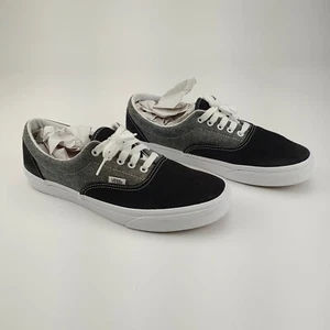 Vans Off The Wall Schuhe Herren Größe 11,5 schwarz grau Canvas Low Top Sneaker 721356 - Bild 1 von 7