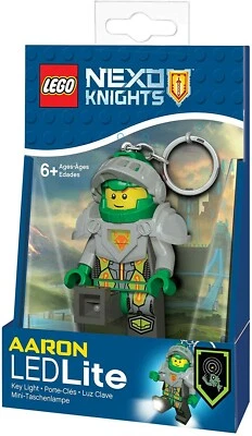 LEGO Nexo Caballeros Aaron Llavero con Escudo Código de Potencia Foto 1 de 2