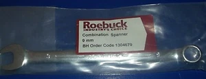 9mm Roebuck Combination Spanner 9 Wrench - Picture 1 of 1