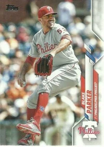 2020 Topps Series One Blake Parker card # 286 Philadelphia Phillies - Picture 1 of 1
