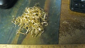 ganci per acuti, misura 12, oro, 50 ct, spedizione gratuita - Foto 1 di 2