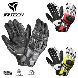 Guantes de cuero para moto R-Tech , Guantes profesionales de verano - Imagen 1 de 13