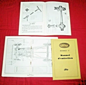 FORD A berline et camion  :  manuel d'entretien en français   Reprint - Picture 1 of 1