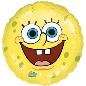 Spongebob Foil Mylar Balloon Birthday Party Decorations 18" Round NEW - Picture 1 of 1