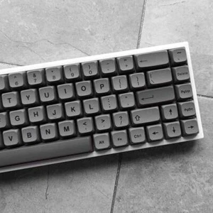 Dark Gray Blue PBT XDA Keycaps Set 133 keys Nightmare for Cherry MX Keyboards - Picture 1 of 11