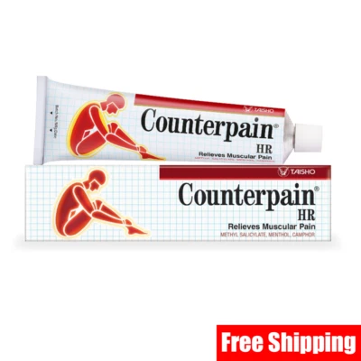 6 piezas. Crema COUNTERPAIN HR (fórmula cálida) 120 g, alivia el dolor muscular Foto 1 de 4