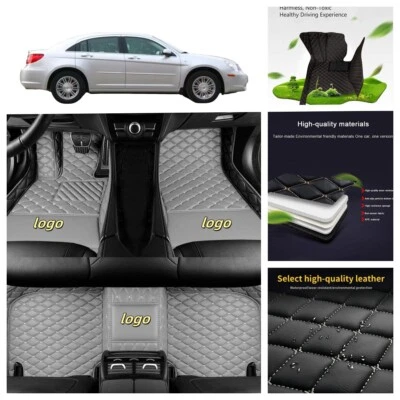 Custom Car Floor Mats Fit Chrysler All Models Waterproof Luxury Carpets Liners Foto 1 de 4