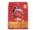 Purina ONE Chicken and Rice Formula High-Protein Dry Dog Food 31.1 lb, Free Ship