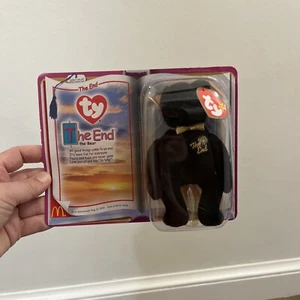 Ty Beanie Baby The End 1999 Y2k Millennium Teddybär Neu im Paket McDonalds - Bild 1 von 2