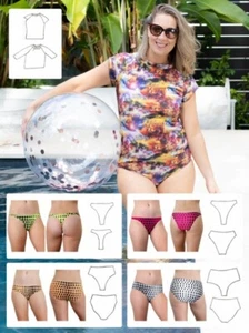 Booby Traps Sewing Pattern Meg Swimwear Swimwear Regular 8 to 18 - Picture 1 of 1