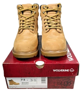 Wolverine Floorhand Women's 7.5M Insulated Steel-Toe 6" Brown Work Boots W221024 - Picture 1 of 11