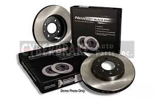 34278E Rear Premium Black E-Coat Rotor Pair of 2 - Foto 1 di 6