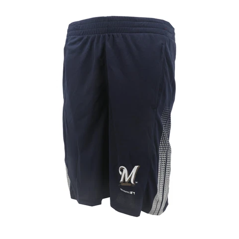 Milwaukee Brewers Official MLB Genuine Kids Youth Size Athletic Shorts New Tags Cover