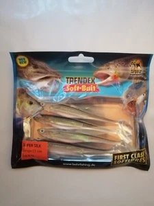 Kunstköder , Gummiköder / Super Silk 11 cm / 4 St. pro Packung /Farbe S/S5 - Bild 1 von 4