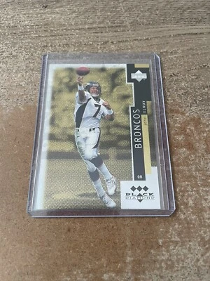 1998 Upper Deck Black Diamond John Elway Triple Diamond Rare #143 Broncos HOF - Image 1 of 2