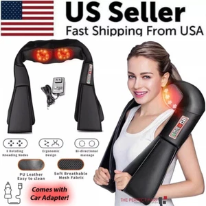 Shiatsu Neck and Back Massager with Soothing Heat, Electric Deep Tissue QUALITY - Picture 1 of 11