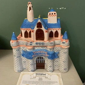 Disneyland 40th Anniversary Sleeping Beauty Castle Cookie Jar Nestle Ltd Ed 1995 - Picture 1 of 9