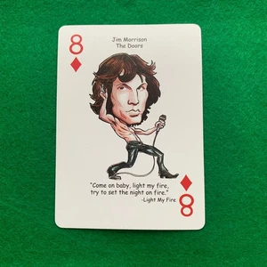 Jim Morrison - The Doors - Rock Icon Einzelspielkarte - Bild 1 von 2