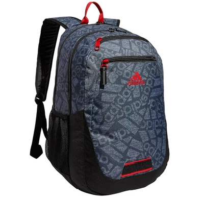 Adidas Collage Jersey Onix Grey/Black Backpack for Laptop 15" JK9058 | MSRP: $50 - Image 1 of 4