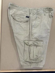 Khaki Beige Tan Sean John Hip Hop Thrashed Cargo Shorts - Picture 1 of 7