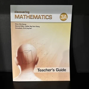 DISCOVERING MATHEMATICS, LEVEL 3A: TEACHER'S GUIDE By Chow Wai Keung & Esther Ng - Picture 1 of 3