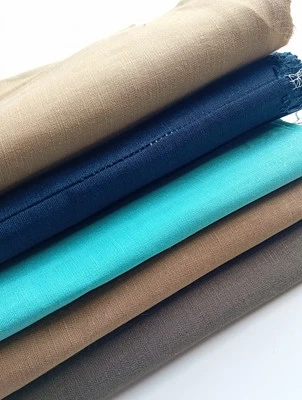 Craft Linen Scrap Bag 5 Pieces Of 100% Irish linen Crafting Fabric CL33 Neutrals - Image 1 of 4