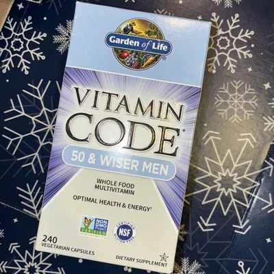 Garden of Life Vitamin Code 50 Wiser Multivitamínico Hombre 240ct Caduca 05/2026 Foto 1 de 4