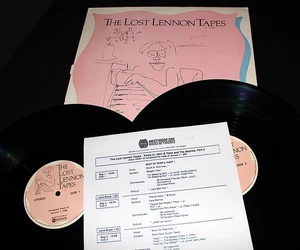 Lost Lennon Tapes 90-01-Vintage 1990 2-LP Radio Show-Cues-VG++ Best Of-Year 2!! - Picture 1 of 3