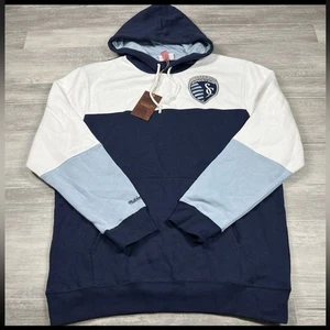 Mitchell & Ness Sporting Kansas City MLS Color-Block Pullover Hoodie. gr xl - Bild 1 von 6