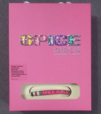 SPICE GIRLS Greatest Hits JAPAN 3 CD +1 DVD BOX TOCP-66750 OBI + BRACELET +CARDS - Image 1 of 4