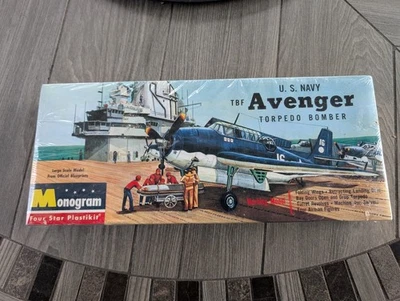 Monogram Avenger Warplane Vintage Plastic Model NEW & SEALED! - Image 1 of 4