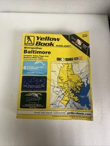 YELLOW BOOK Telephone Book Metropolitan Baltimore MD 2006-2007 ✅READ DESCRIPTION - Picture 1 of 11