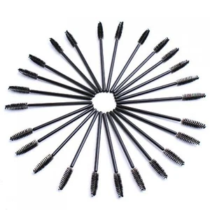 Aplicador de varitas de rímel de pestañas de maquillaje desechables 100 un. (negro) - Imagen 1 de 3