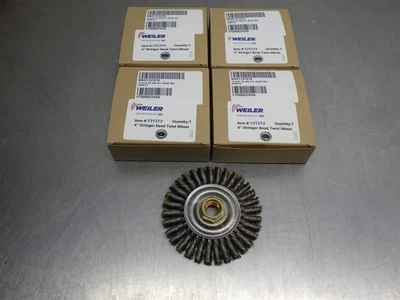 4 NUOVI! WEILER 4" Stringer Bead Ruota girevole 13131V - Immagine 1 di 3